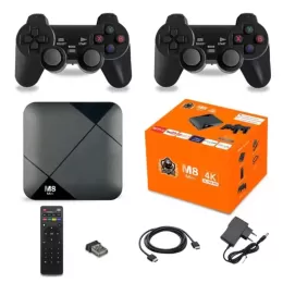Tv Box com 10000 Jogos e Controles